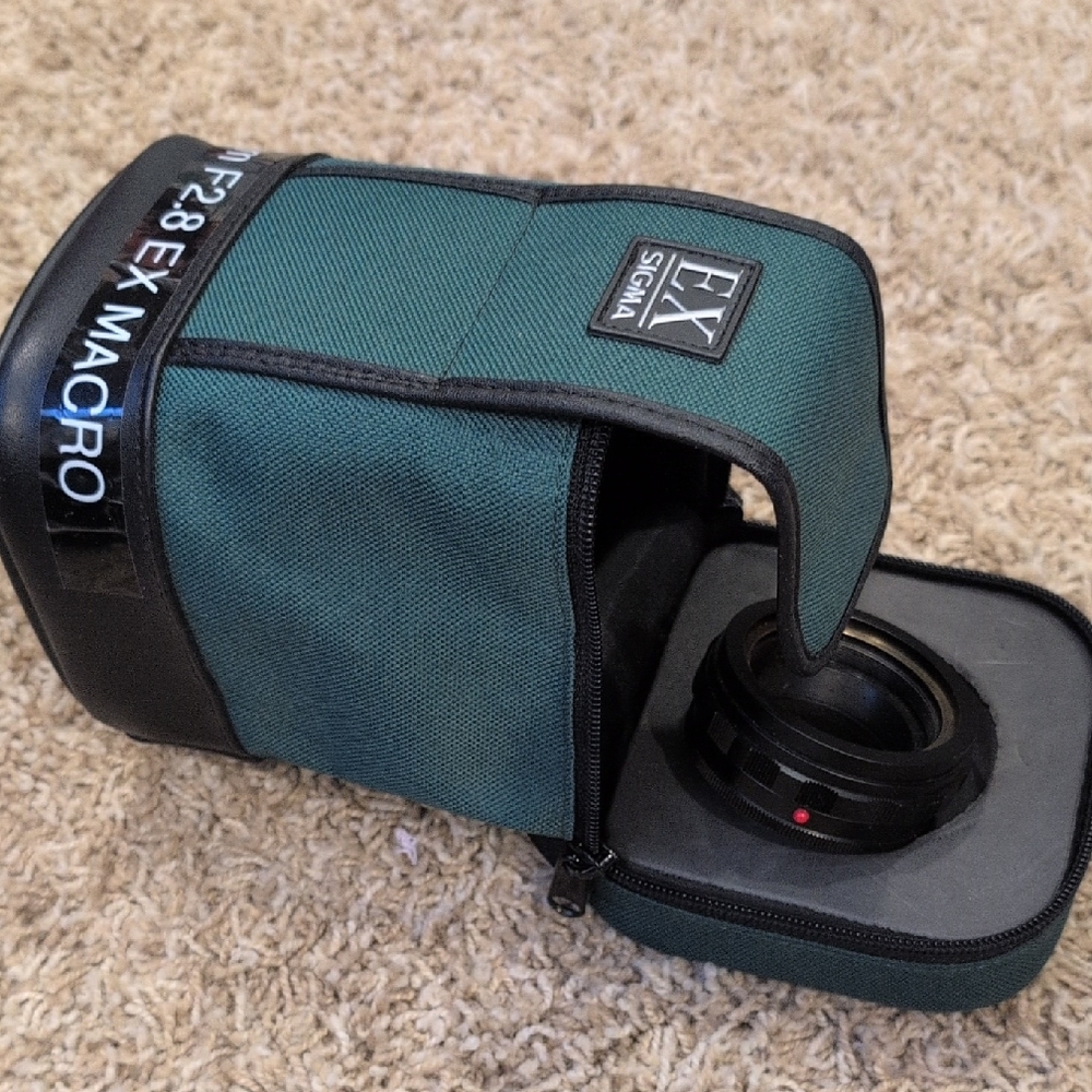 Sigma Beauty EX Macro Camera Lens - Black and Green